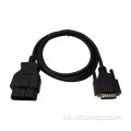 OBD11 16PIN Cable de diagnóstico de extensión masculina a DB9